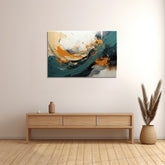 Abstract canvas painting wall décor Minimalist Floral landscape colorful